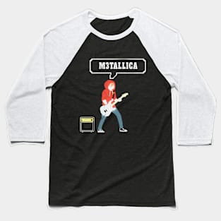 Play metalica with guitar Baseball T-Shirt